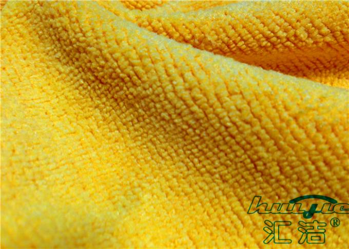 Rolo amarelo de Microfiber Fabricin do poliéster para o produto de limpeza, antiestático