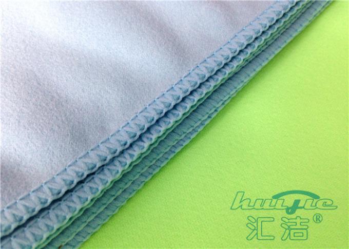 Panos de limpeza azuis macios de Microfiber para vidros 20" x 16" absorvente super