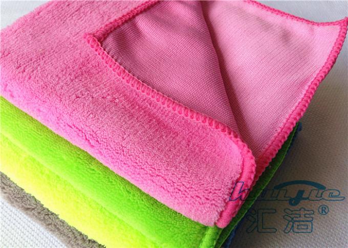 Os panos laváveis de Microfiber para limpar 30 x 30cm, Microfiber enfrentam panos