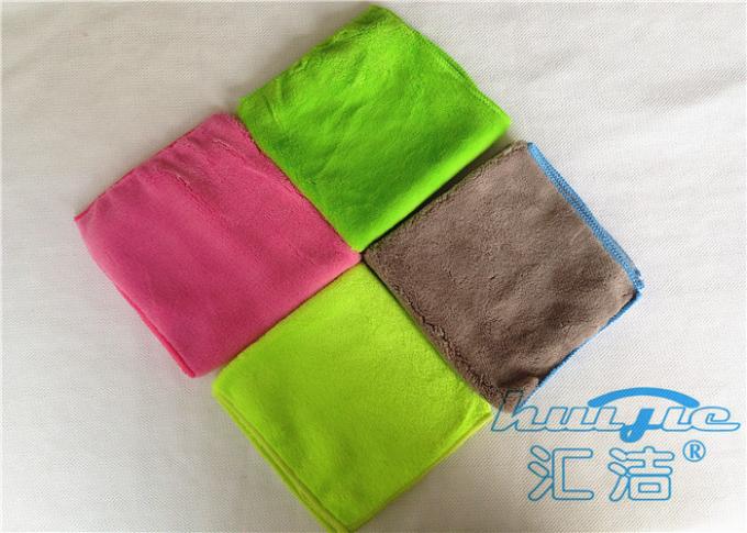 Os panos laváveis de Microfiber para limpar 30 x 30cm, Microfiber enfrentam panos