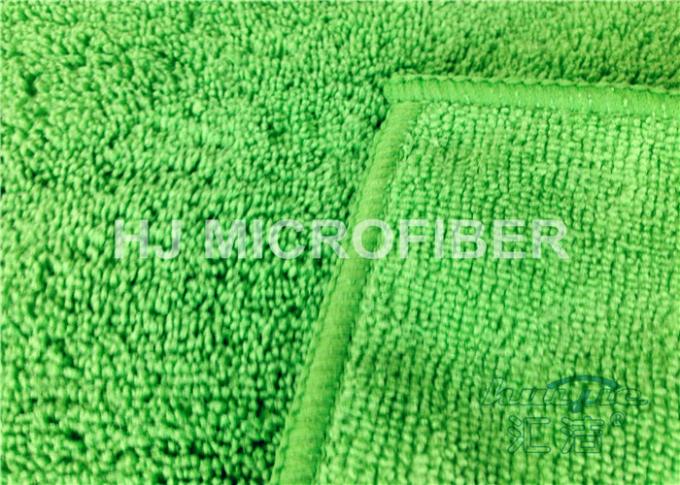 Pano reusável de Microfiber do luxuoso do OEM para limpar a pilha dupla, 45 x 45cm