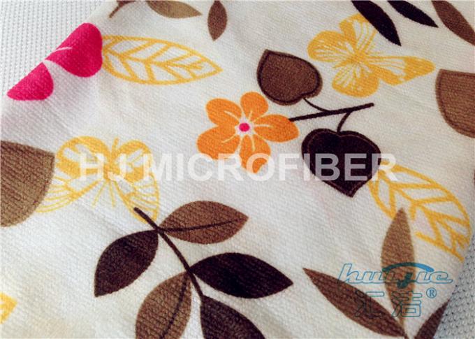 Flor absorvente alta poliéster impresso de pano 80% de Microfiber da raia livre