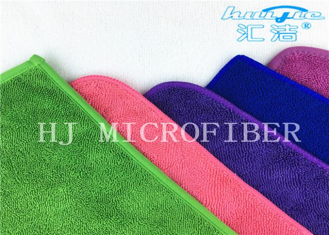 Tela absorvente da torção de Microfiber de pano de limpeza de Microfiber usada no espanador ou na toalha