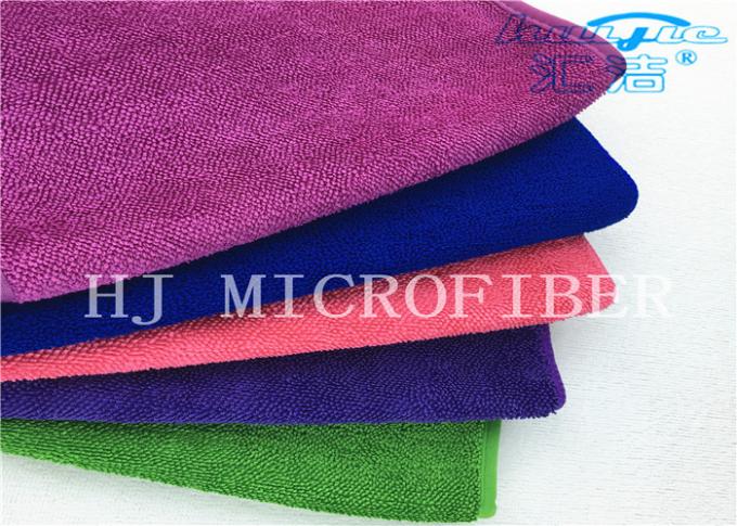 Tela absorvente da torção de Microfiber de pano de limpeza de Microfiber usada no espanador ou na toalha