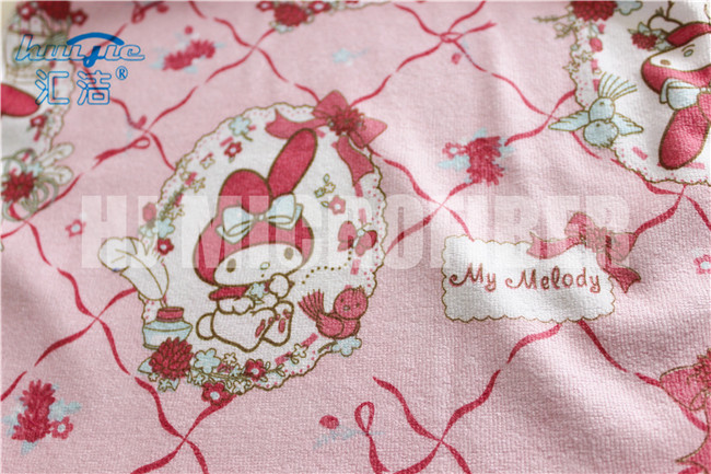 A absorção de ponto alto 330gsm 40*40cm imprimiu a toalha de limpeza do microfiber
