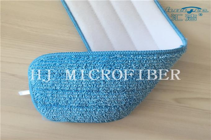 Almofadas torcidas da substituição do espanador das cabeças do espanador da tela de pilha de Microfiber da cor listra azul
