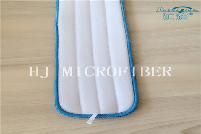 Almofadas torcidas da substituição do espanador das cabeças do espanador da tela de pilha de Microfiber da cor listra azul