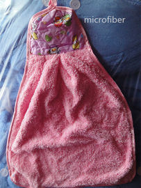as toalhas de banho Eco-amigáveis picam o velo coral dos desenhos animados de toalha do bebê da mão bonito