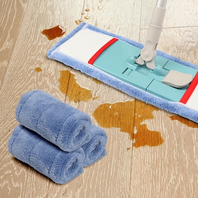 Almofada de esfregão reutilizável para esfregona Swiffer Sweeper Mop de microfibra refil lavável para limpeza de rodapé de piso duro