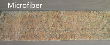 Micro espanador de poeira da fibra casa seca do trapézio do amarelo do espanador de poeira de 14 * de 62cm que limpa o absorvente super