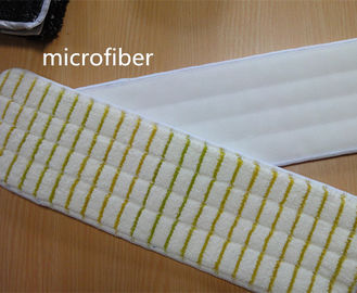 O espanador molhado coral tecido amarelo de Microfiber acolchoa almofadas molhadas do espanador do auto-adhensive de nylon grosso super de veludo