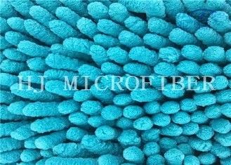 17 material do Chenille das agulhas 1100gsm Microfiber para a esteira de banho ou a luva da lavagem da limpeza do carro