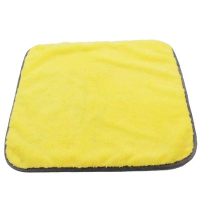 os panos absorventes do prato da cozinha de 40X70cm Coral Fleece Microfiber Towel Super tornam côncavas toalhas