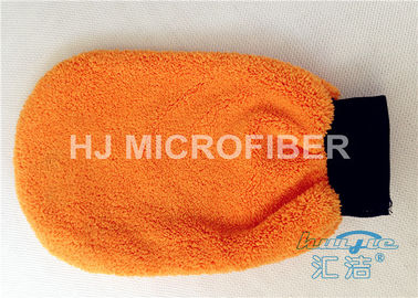 Envoltório altamente absorvente em torno da luva da luva da lavagem de Microfiber para a limpeza do agregado familiar do carro