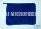 Toalhas de prato do microfiber do azul 30 * 40, pano ultra grosso de trama do microfiber da limpeza do velo do luxuoso da torção