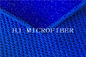 Pano dado forma Peral grande do jacquard azul da tela da limpeza de Microfiber da cor com fio duro dos PP