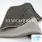 Toalha de praia cinzenta personalizada 40*60cm do banho da forma do quadrado da cor de toalha de pano de limpeza de Microfiber