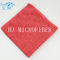 Pano de limpeza de Microfiber da cor vermelha de toalha de mão de MIcrofiber do fornecedor de HUIJIE PARA o uso home