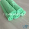 A trama da cor verde fez malha a toalha dada forma de pano de limpeza da poliamida do poliéster 20% de 80% grade pequena