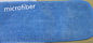 O espanador molhado de Microfiber da absorção alta acolchoa a esponja de torção azul da tela 3mm do poliéster 13*47