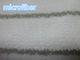 Velo coral de tecelagem do branco cinzento da largura 150cm de pano de limpeza de Microfiber de matéria têxtil