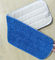 As almofadas molhadas torcidas azuis do espanador de Microfiber, 5mm limpam a cabeça autoadesiva de nylon da almofada do espanador 280gsm