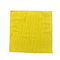 Poliamida conduzida 40x40 amarela de limpeza feita malha urdidura do poliéster da tela de Microfiber