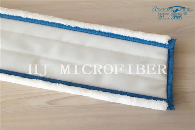 Almofadas feitas malha da substituição do espanador das cabeças do espanador da tela de Microfiber da cor máquina branca para a limpeza home