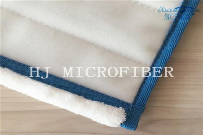 Almofadas feitas malha da substituição do espanador das cabeças do espanador da tela de Microfiber da cor máquina branca para a limpeza home