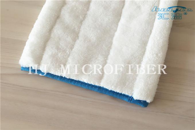 Almofadas feitas malha da substituição do espanador das cabeças do espanador da tela de Microfiber da cor máquina branca para a limpeza home