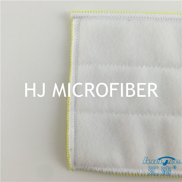 Cabeças do espanador da limpeza do assoalho de pano da pilha da torção das almofadas do espanador do reenchimento do banho de Microfiber da cor verde