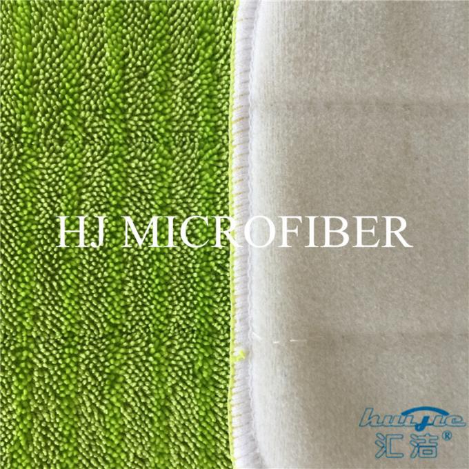 Cabeças molhadas do espanador da limpeza da casa da tela do espanador do reenchimento da pilha da torção das almofadas do espanador de Microfiber da cor verde