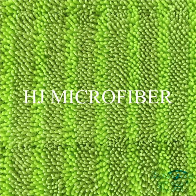 Cabeças molhadas do espanador da limpeza da casa da tela do espanador do reenchimento da pilha da torção das almofadas do espanador de Microfiber da cor verde