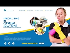 Almofadas de esfregão úmido de microfibra para paredes de tamanho personalizado