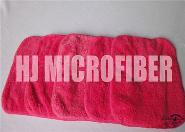 Rosa vermelha que limpa panos de Microfiber com o ponto alto de 88% - taxa de absorção 26X36cm