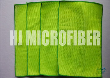 Espanadores direto do poliéster de Microfiber 80% da fábrica do verde azeitona e da poliamida de 20% com o bom GV da permeabilidade do ar