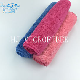 A lavagem coral da cozinha de toalha de limpeza do velo de Microfiber utiliza ferramentas o absorvente super da cor vermelha