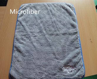 Dois-dobro Super-grosso do velo 600gsm coral cinzento de toalha dos esportes de 60* 80cm Microfiber