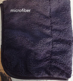 Toalha de limpeza bonita tranquila durável dos esportes do preto da largura de Microfiber 300gsm 150cm