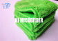 Pano de lustro de Microfiber do banho quadrado de toalhas de limpeza de 310gsm Microfiber