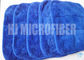 Trama direta da fábrica - protecção ambiental coral azul feita malha de pano de limpeza de Microfiber de veludo