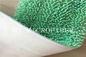 Almofadas pequenas da substituição do espanador das cabeças do espanador da tela de Chenille de Microfiber da cor verde