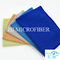 Da cor azul direta de pano de limpeza de Microfiber da fábrica toalha colorida 40*60cm do quadrado da praia