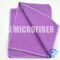 O agregado familiar roxo conduzido quadrado de Microfiber 40*40cm fez malha a toalha grande da pérola