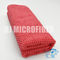 O poliéster do quadrado vermelho 80% de Microfiber e o agregado familiar conduzido poliamida de 20% fizeram malha a toalha grande da pérola