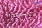 Ferramentas de lavagem dadas forma redondas do carro dos acessórios de Cleanng do carro do Chenille pequeno cor-de-rosa de Microfiber da cor
