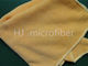 Toalha de limpeza grande amarela de toalha de limpeza 40*40 de pano da pérola Microfiber