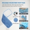 Almofadas de microfibra para esfregão de pó de alta absorção e torcido microfibra molhada para limpeza de pisos