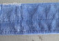 Cabeça lisa seca azul coral do espanador de poeira da almofada do espanador do assoalho do velo 13*45cm de Microfiber