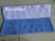 Almofadas molhadas torcidas 480gsm do espanador do absorvente do trapézio da trama do azul 13*41/47cm de Microfiber